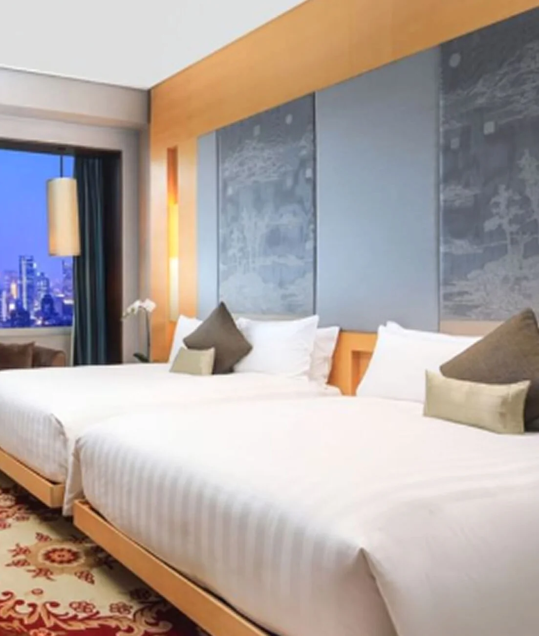 롱지몽 호텔 트윈룸