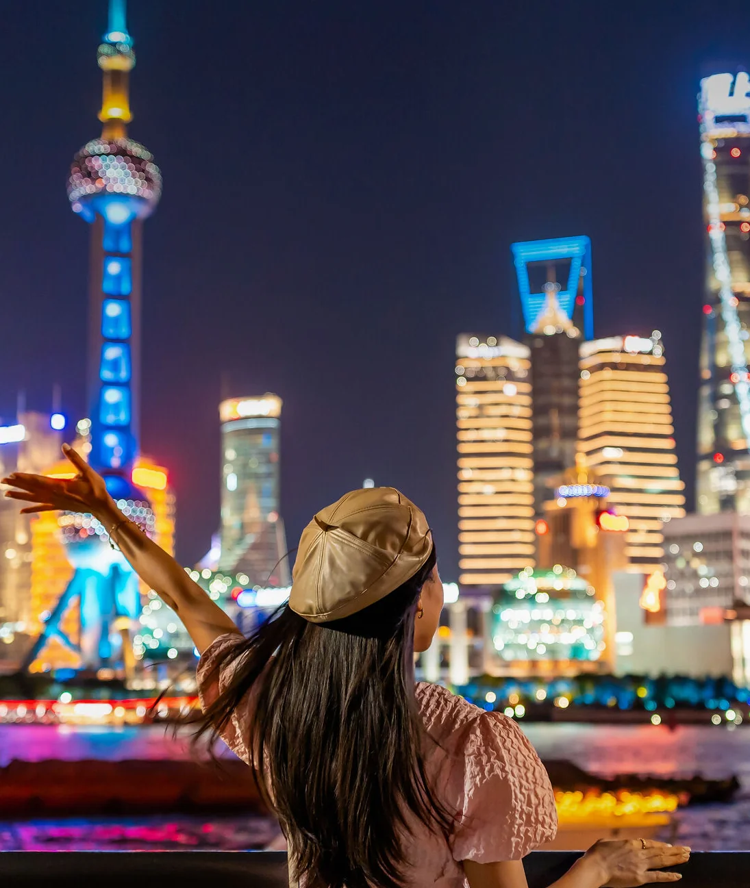 상하이 야경 감상