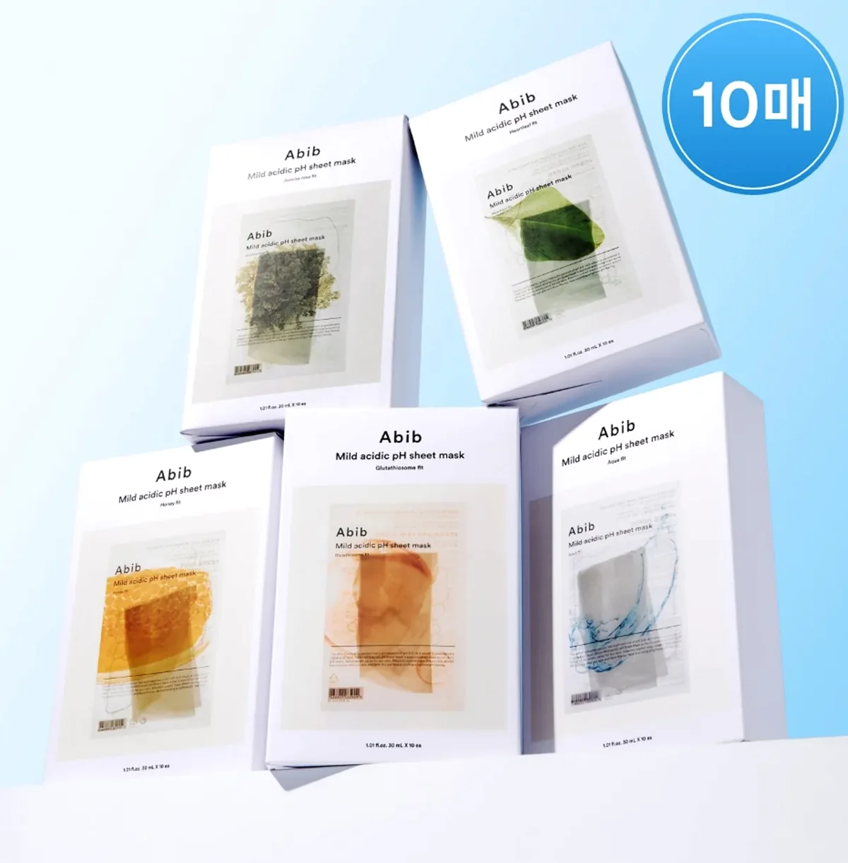 Korean Mild Acidic Sheet Mask Review: Testing 5 Hydration Options