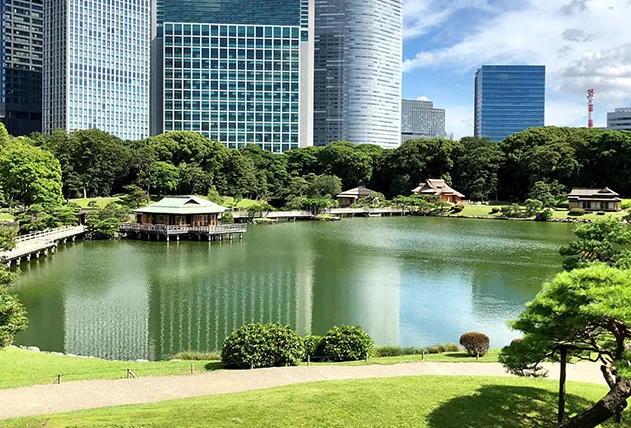 Edo-era atmosphere, a 10-minute walk from Shimbashi Station