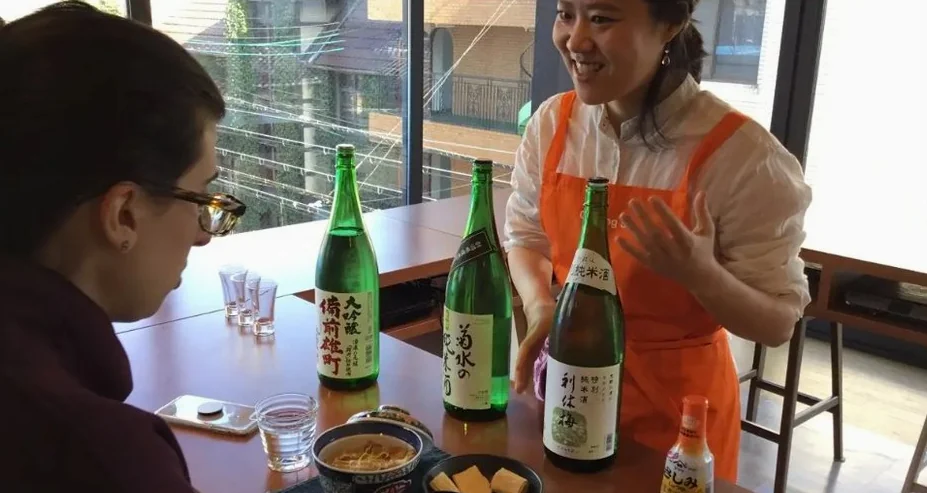 Transferring the core of local sake pairing that will enhance the umami of Donburi