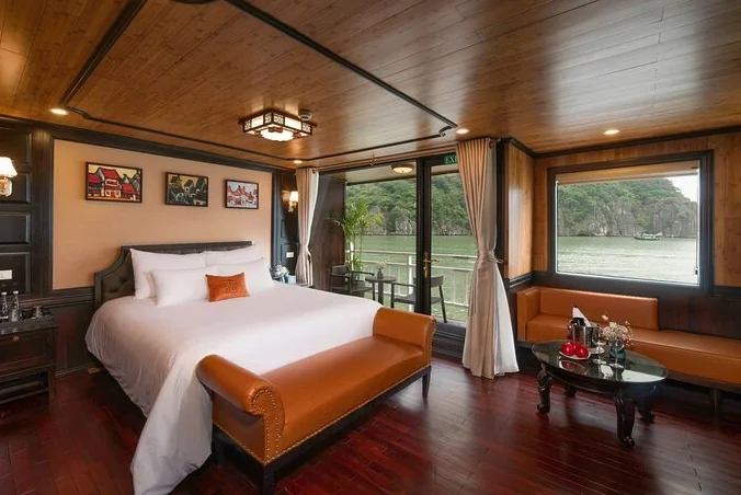 Check whether there is a private balcony in the room for a pleasant tour.